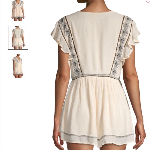 SOLD! NWT Free People Falling Water Embroidered - Picture 4 of 8